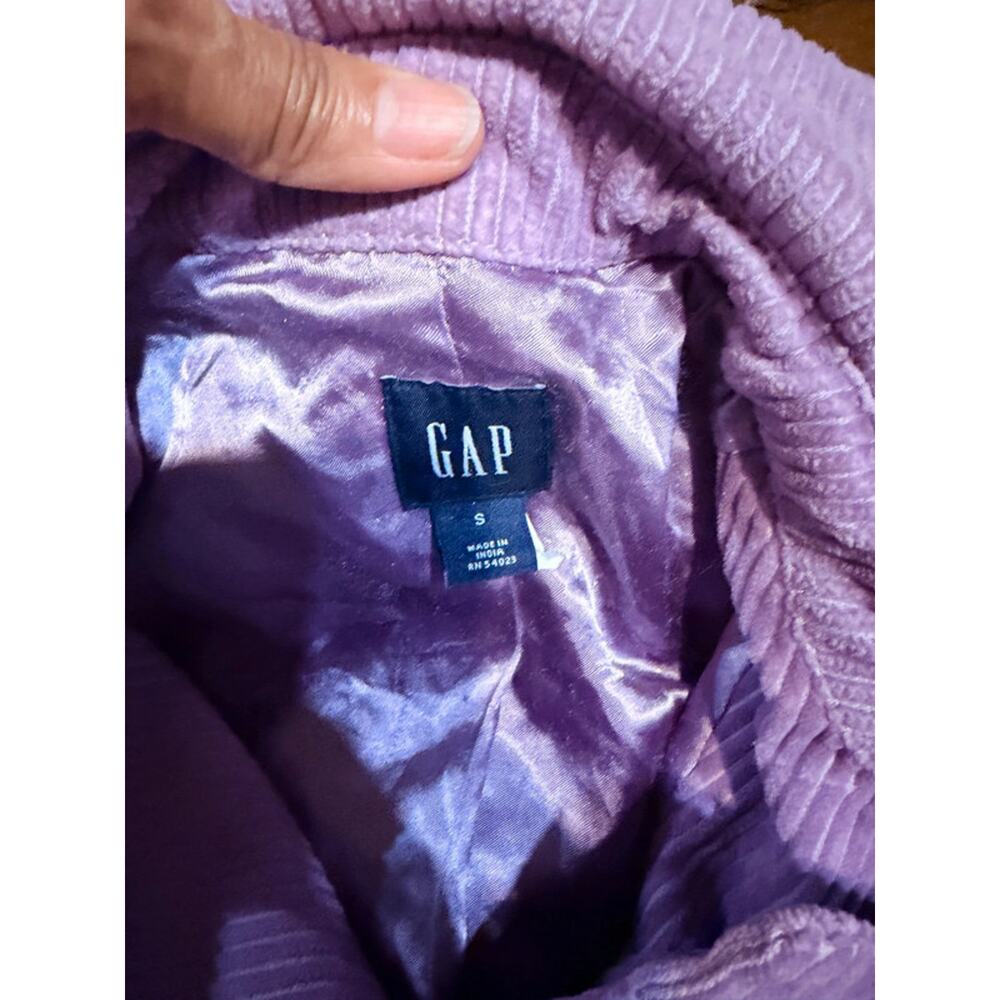 Gap Lavender 100% cotton corduroy blazer euc s 1919 - Picture 2 of 6